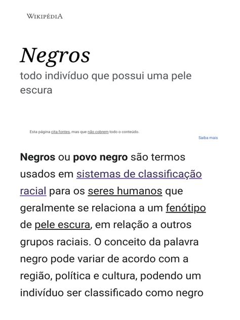 Negros – Wikipédia, a enciclopédia livre